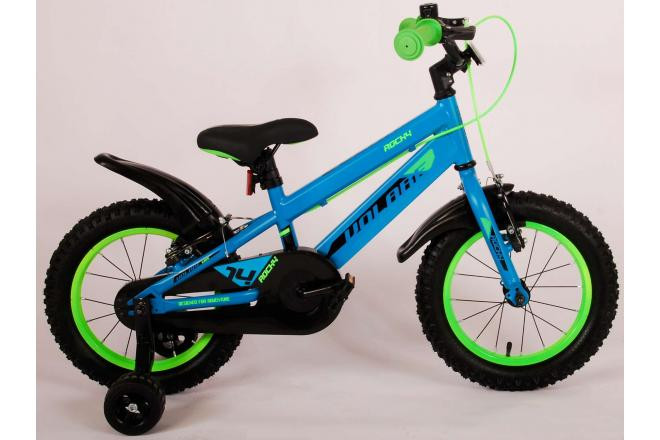 Volare Rocky Kinderfiets - 14 inch - Groen - Twee Handremmen