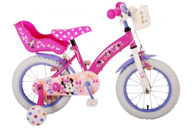 Disney Minnie Cutest Ever! - Kinderfiets - 12 Inch - Roze - 2 Handremmen