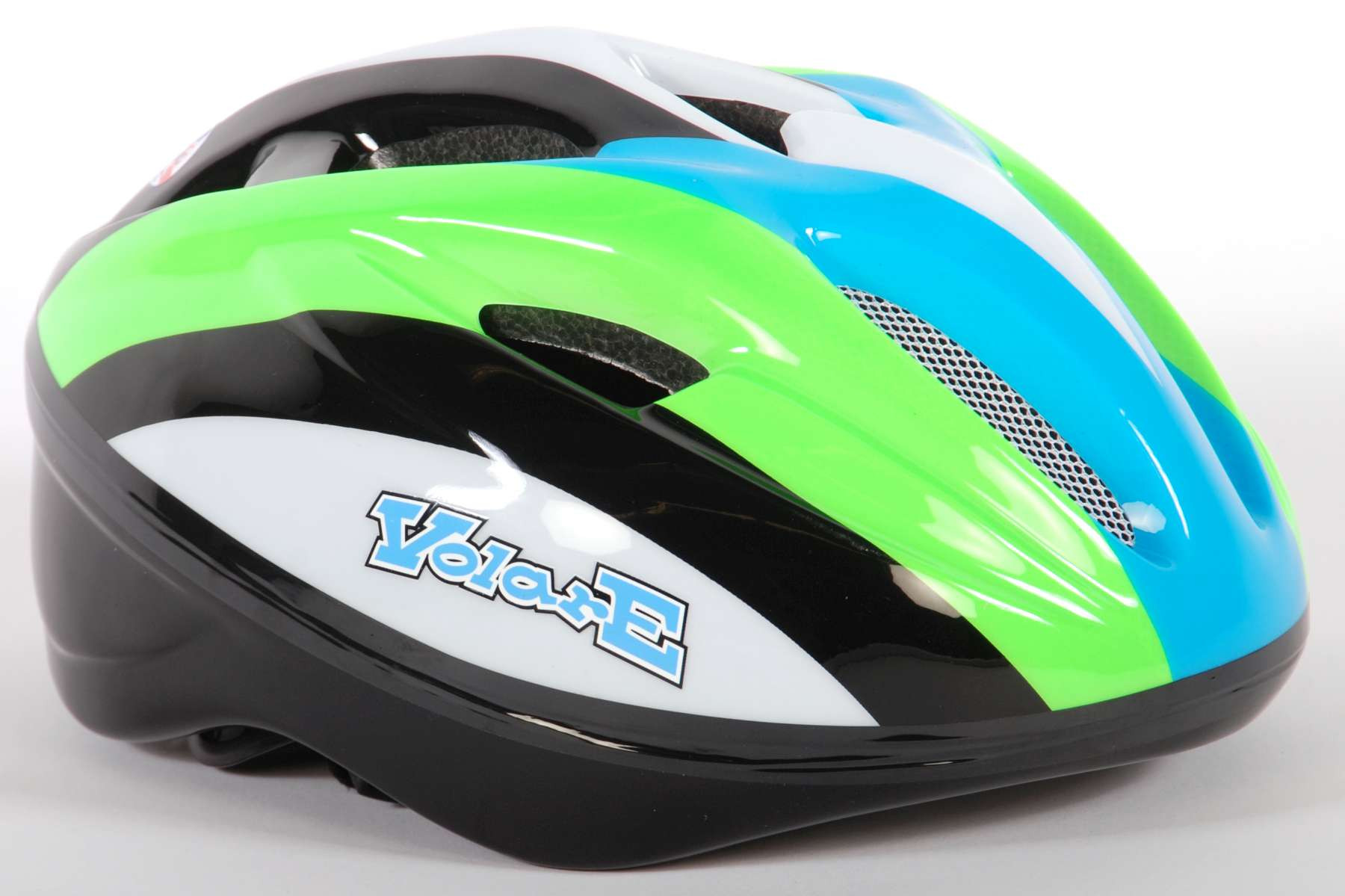 Volare Fietshelm - Skatehelm Deluxe - Groen / Wit / Zwart - 51-55 cm