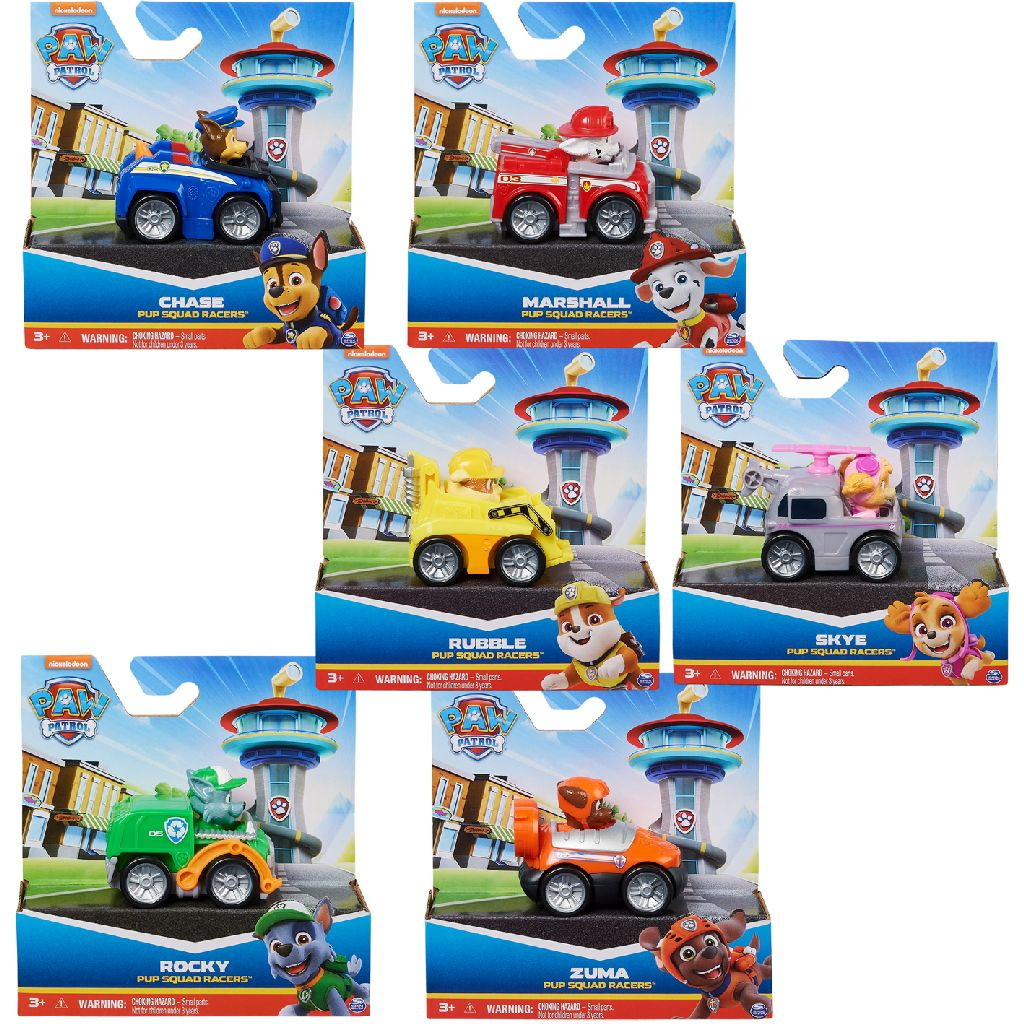 PAW Patrol Pup Squad Racers - Prijs per Stuk