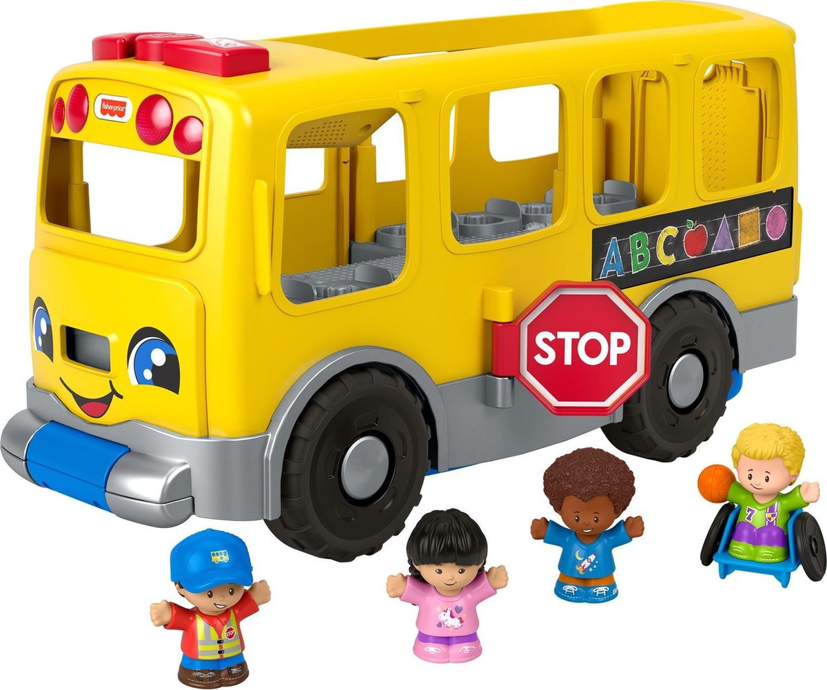 Fisher-Price Little People Zit-Naast-Mij-Schoolbus Groot