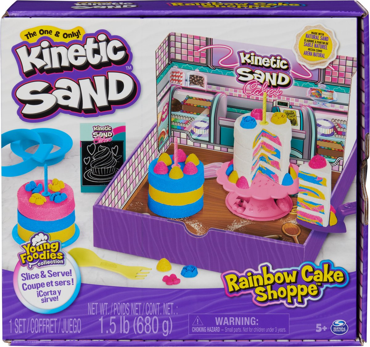 Kinetic Sand Cake Station - Binnenspeelzand - Speelset