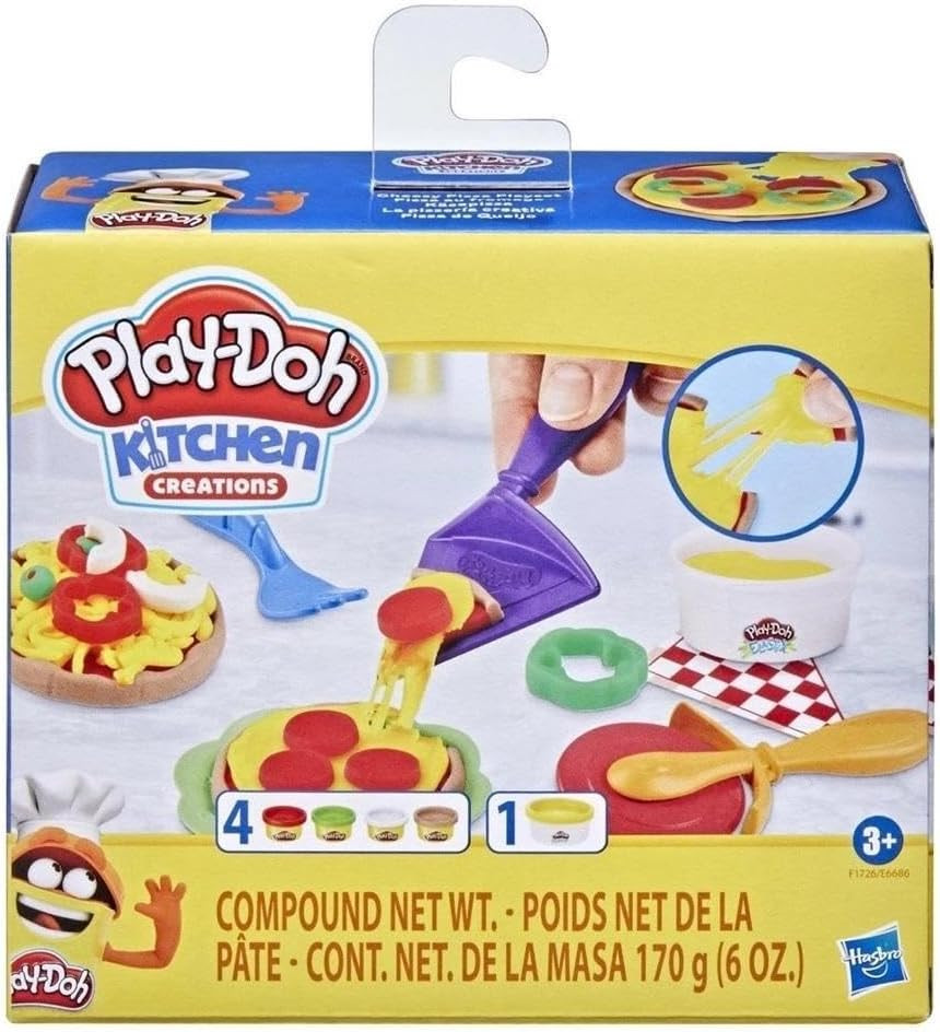 Play-Doh Kitchen Creations Cheesy Pizza - Speelklei - Speelset