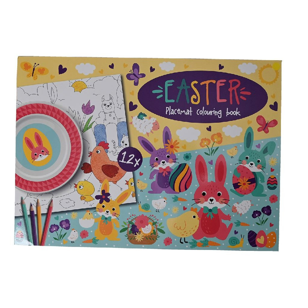 Pasen Kleurboek Placemat