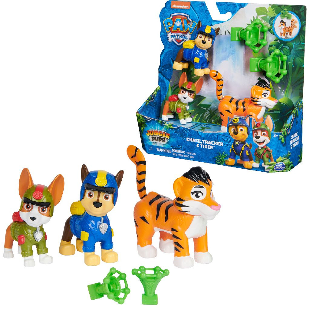 PAW Patrol Jungle Pups Chase & Tracker  Pups
