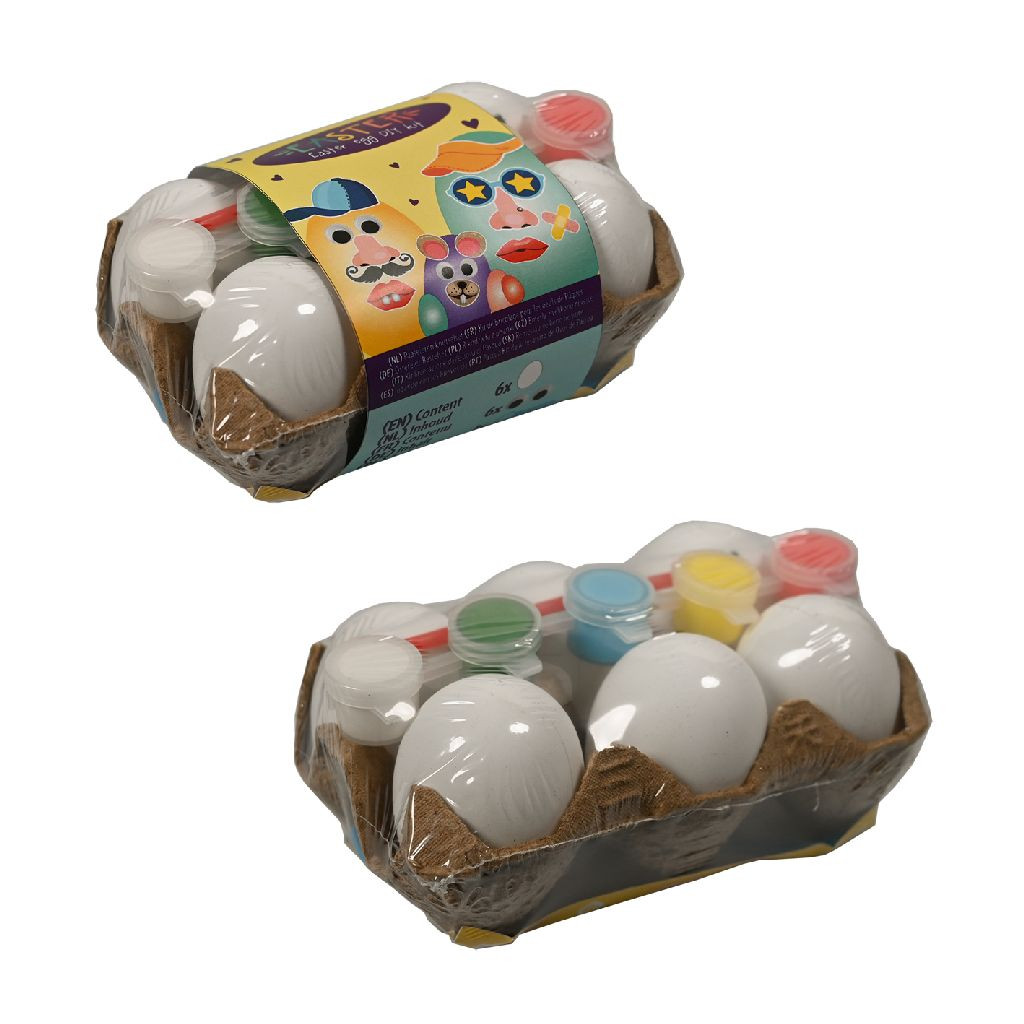 Pasen Eieren Versieren - 6 Stuks