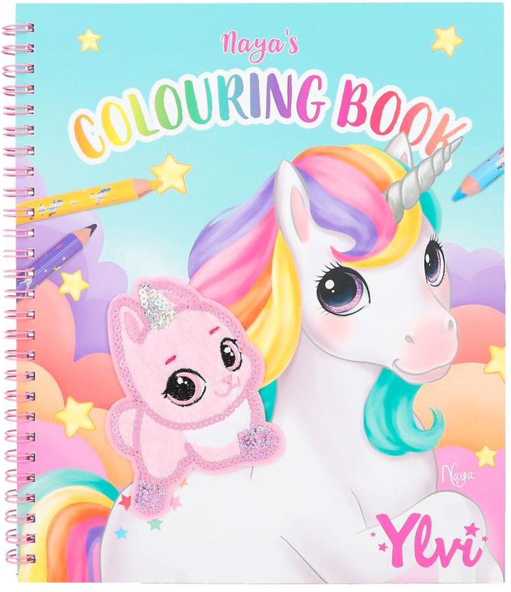 Ylvi Kleurboek met Eenhoorn Pailletten