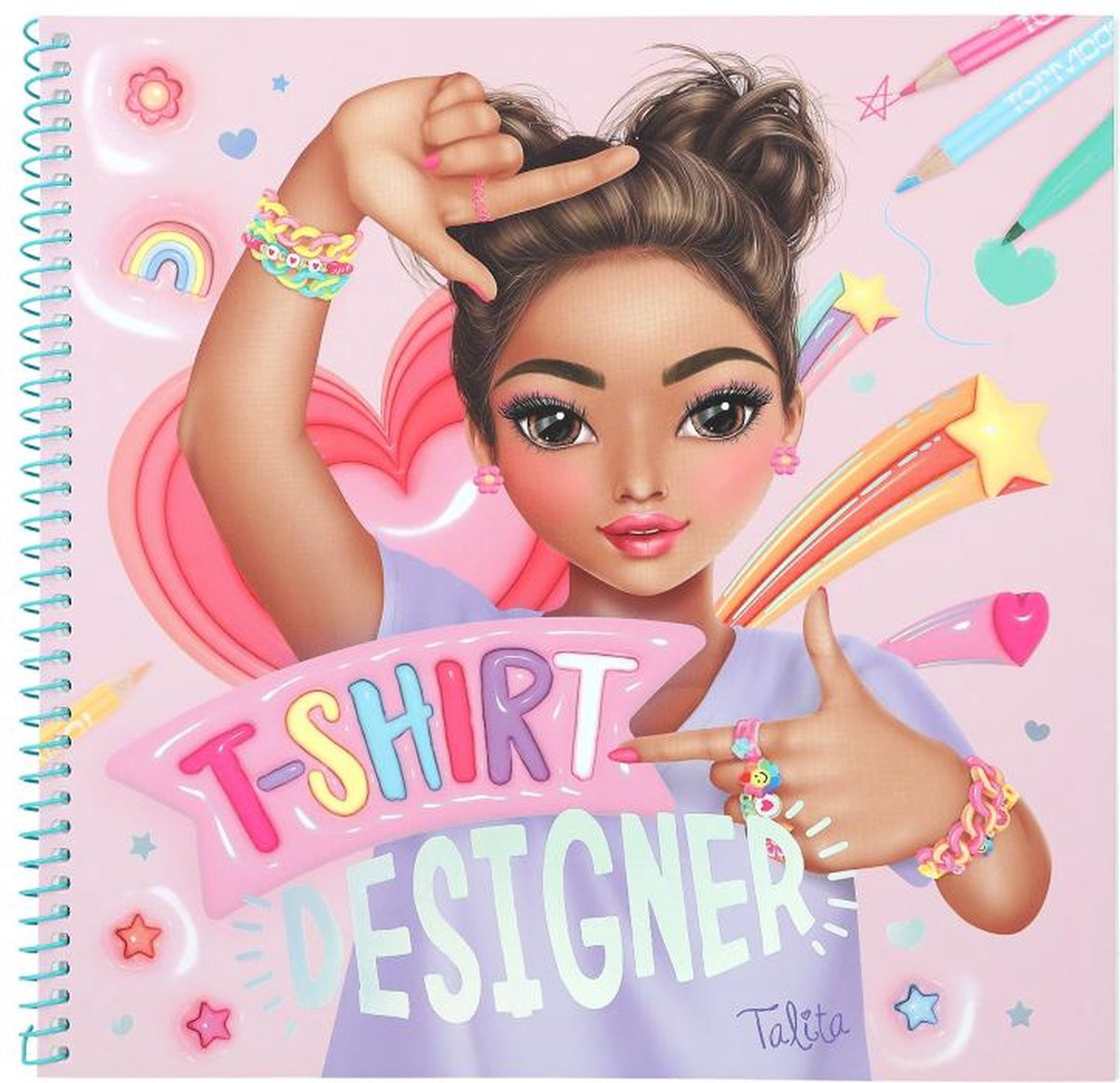 TOPModel T-shirt Designer Kleurboek