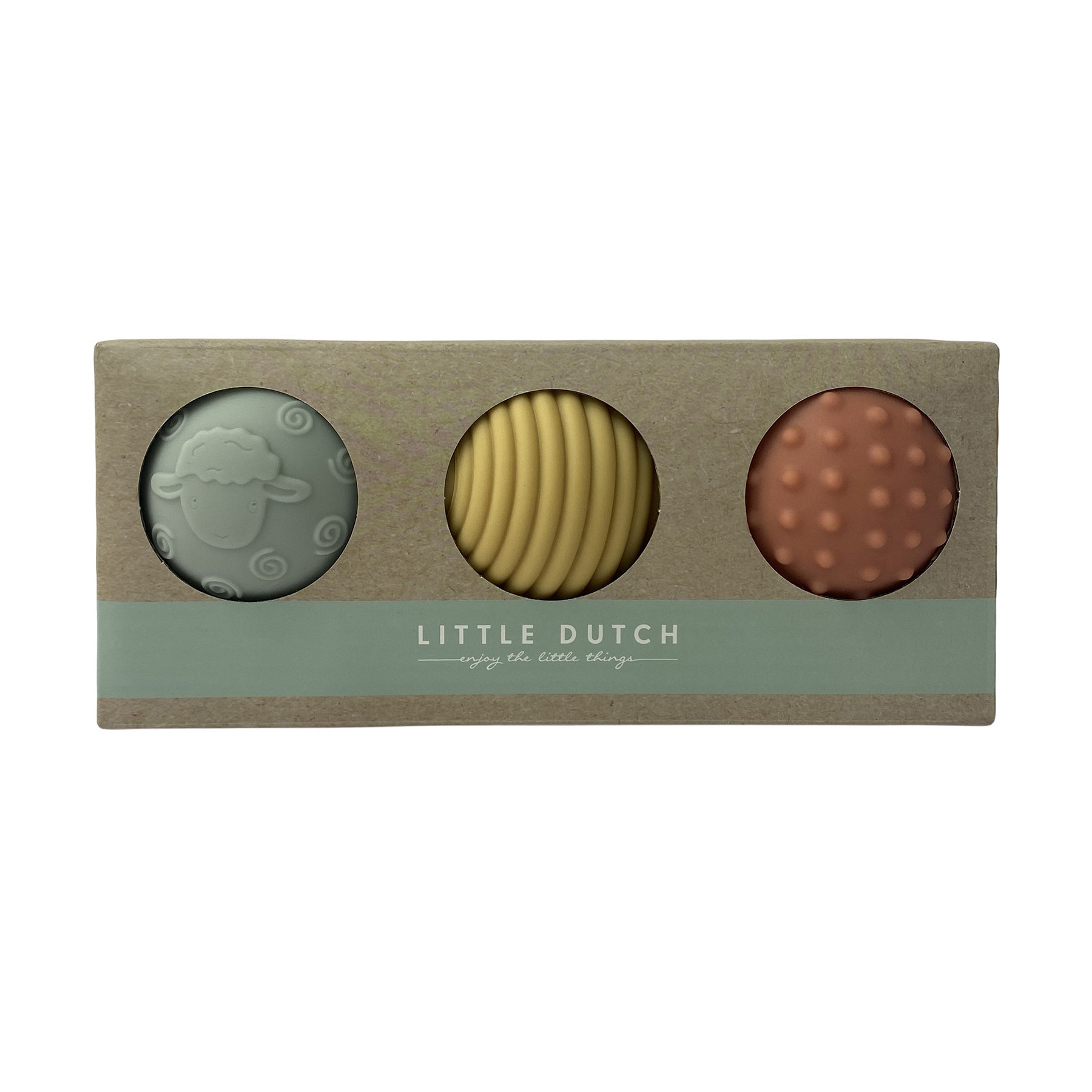 Little Dutch Farm Zintuig Ballen - Set van 3