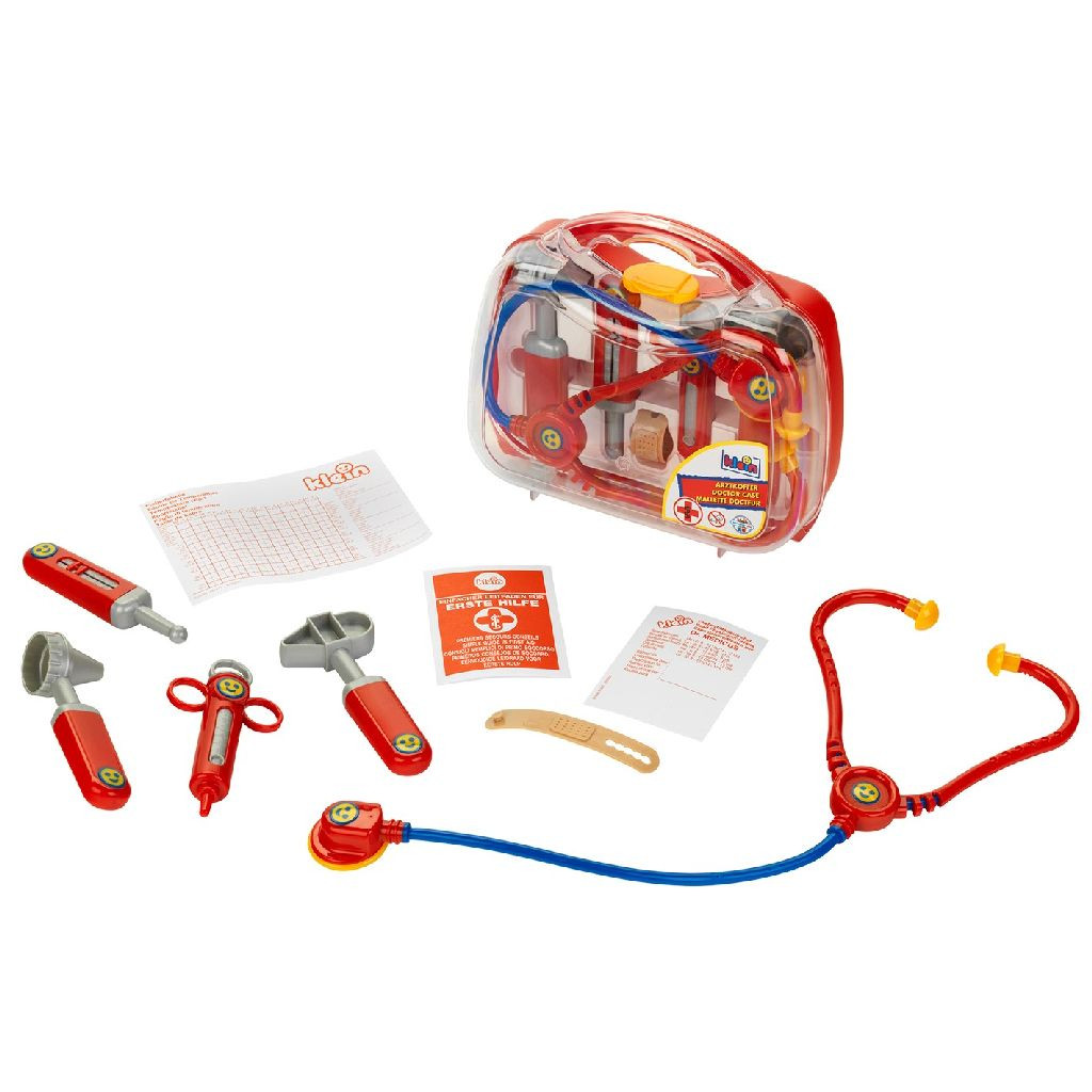 Transparante Dokterskoffer met Accessoires - 21,5 cm
