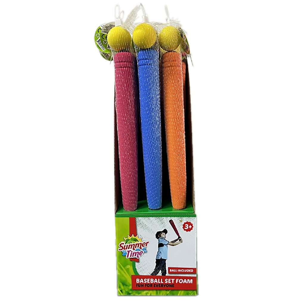 Summertime Foam Honkbal Set - Prijs per Stuk