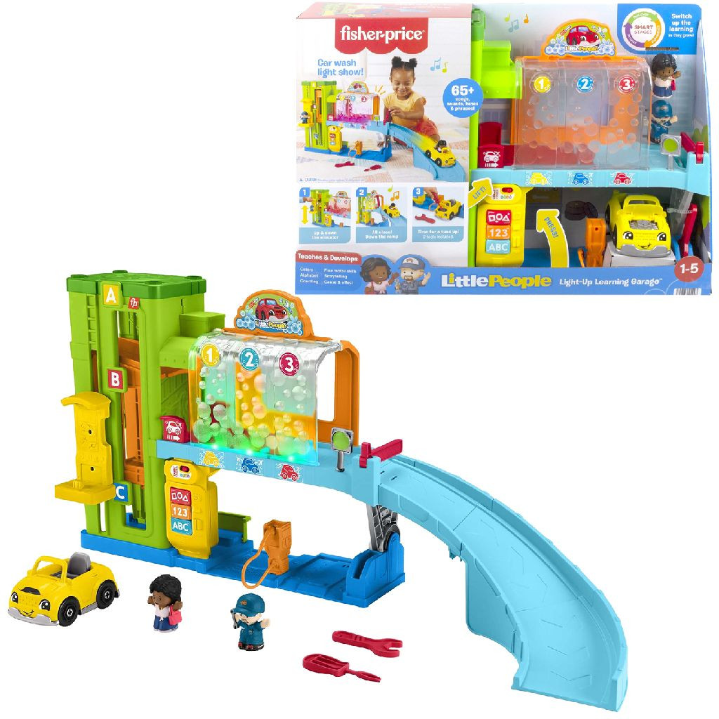 Fisher-Price Little People Light-Up Learning Garage - Speelgoedgarage