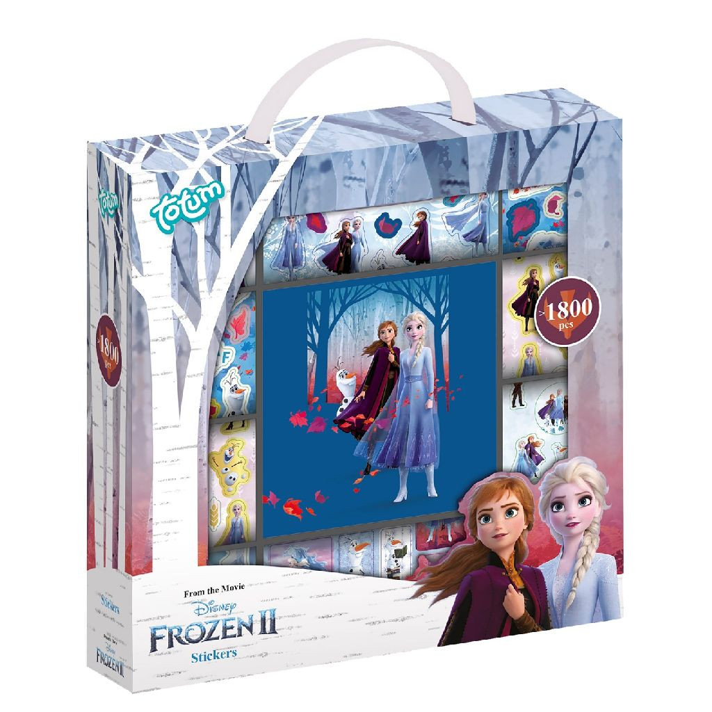Totum Disney Frozen 2 Stickerbox 12 Rolls & Boekje 