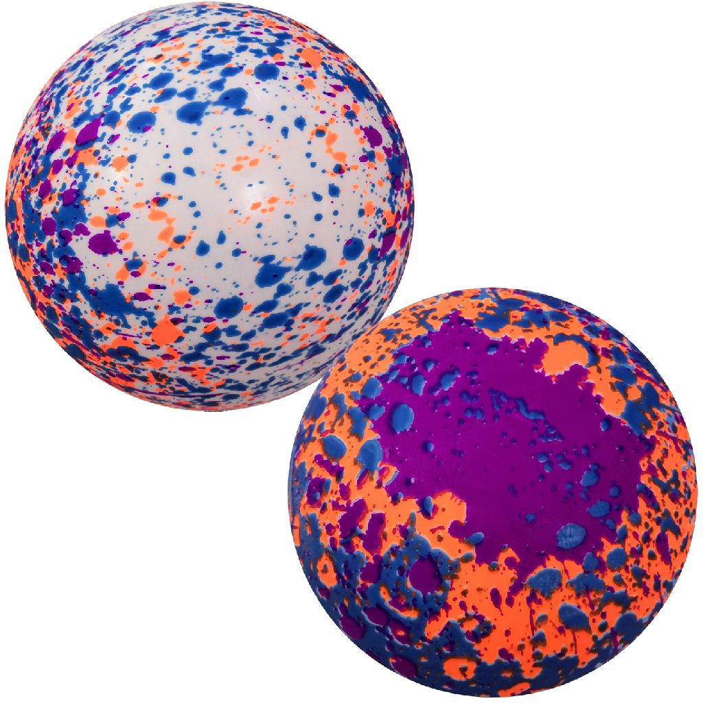 Bal Colorful Splash - 20 cm - Per Stuk