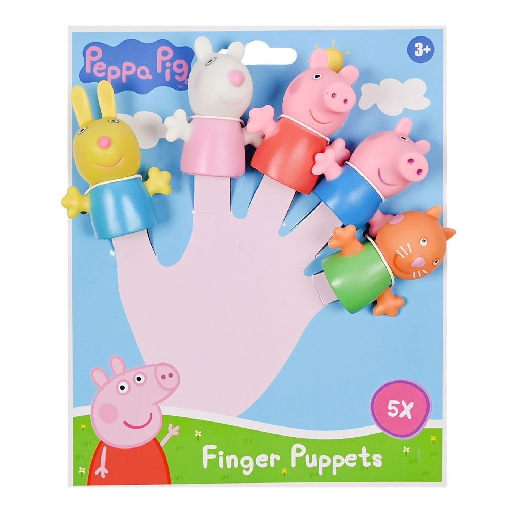 Peppa Pig Vingerpoppen - 5 Stuks