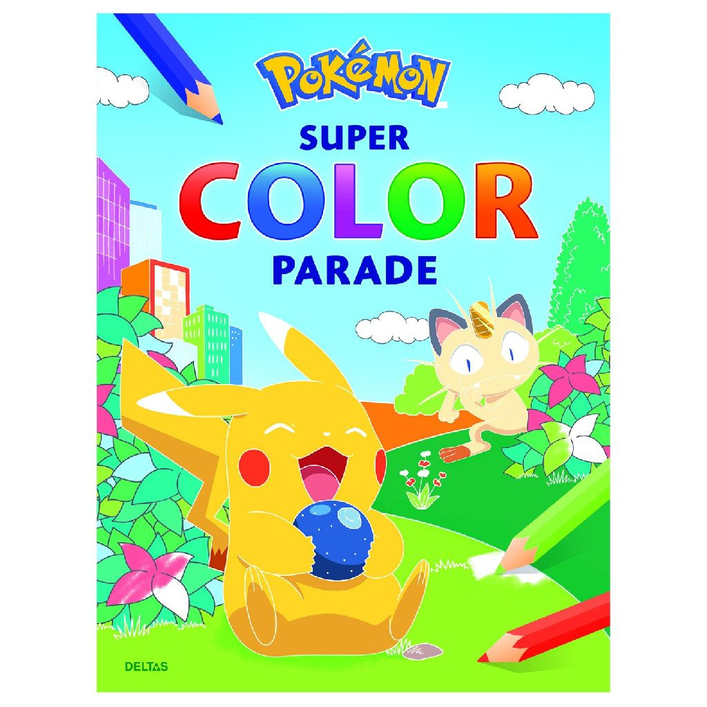 Deltas Pokémon Super Color Parade - Kleurboek