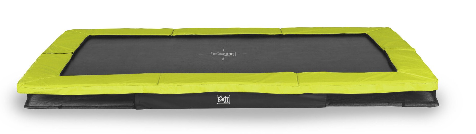 EXIT Trampoline Beschermrand - Silhouette - 366 x 244 cm - Groen - Geschikt voor Inground