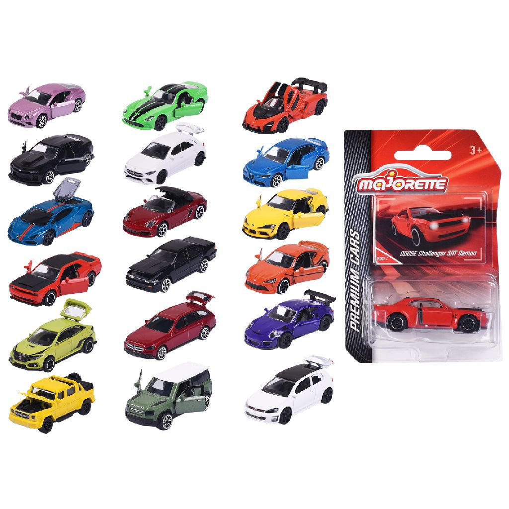 Majorette Die-Cast Premium Car - Racewagen - Prijs per Stuk