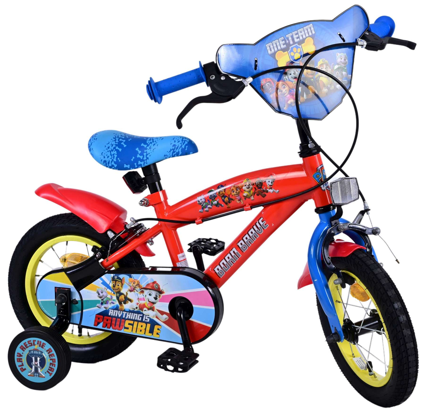 Volare PAW Patrol Kinderfiets - 12 Inch - Twee Handremmen