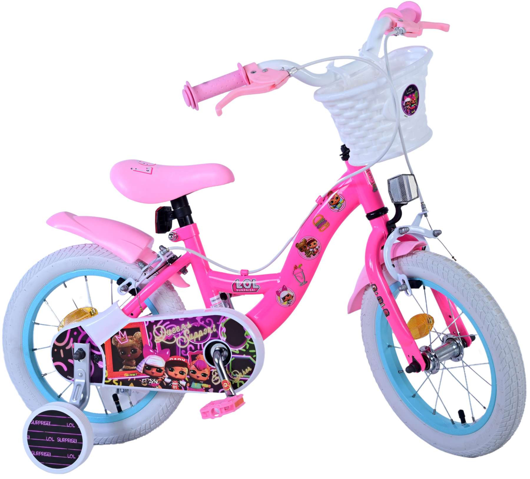 Volare LOL Surprise Kinderfiets - 14 Inch - Roze - Twee Handremmen