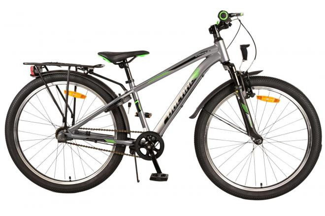 Volare Cross Kinderfiets -  24 Inch - Donker Grijs - 3 Versnellingen - Handrem & Terugtraprem
