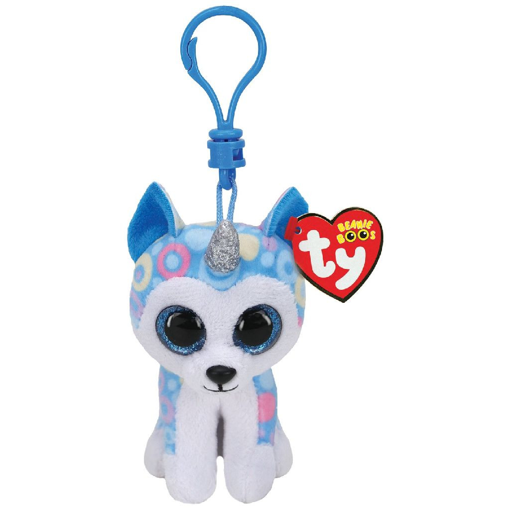 Ty Beanie Boo Clip - Helena Husky - Sleutelhanger