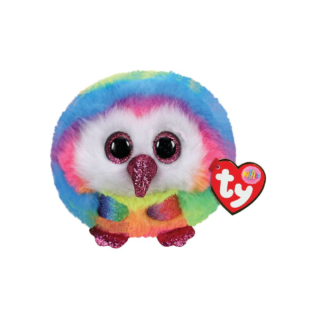 Ty Teeny Puffies - Owen Owl - 10 cm - Knuffel