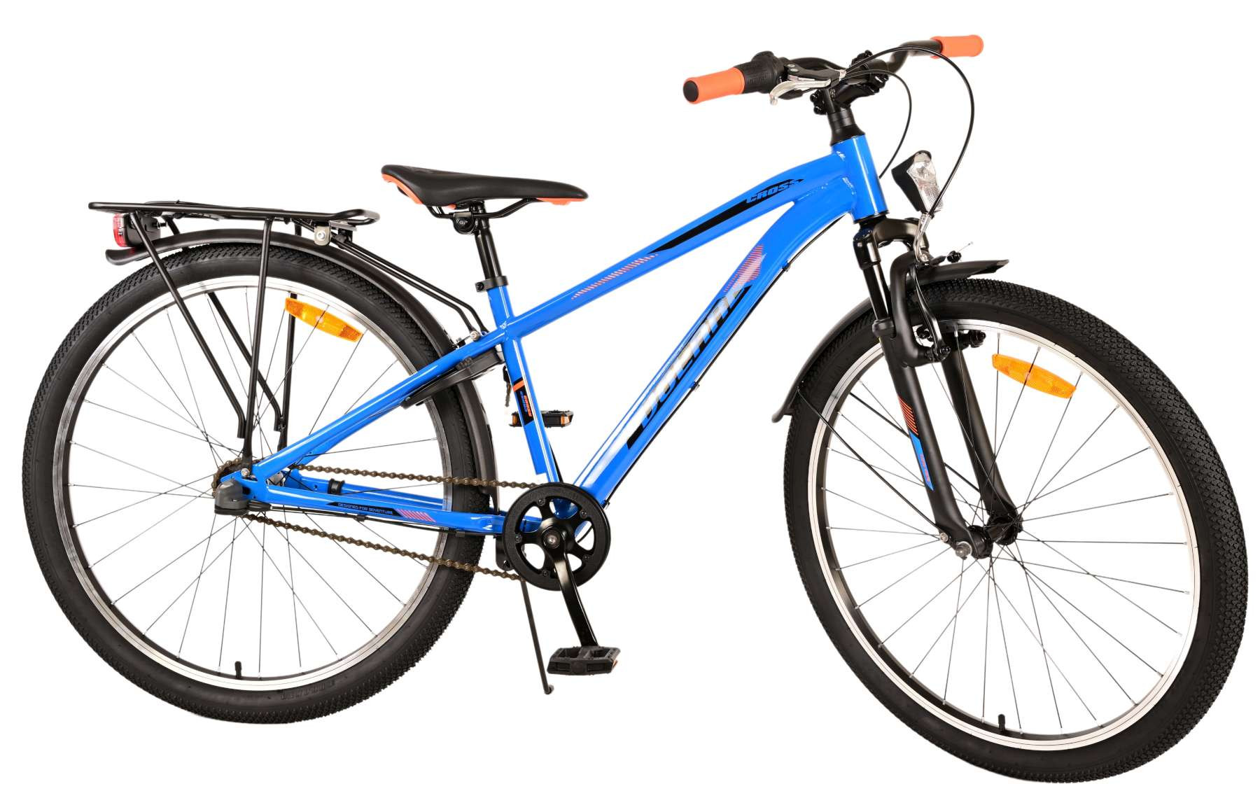 Volare Cross Kinderfiets - 26 inch - Blauw - 3 Versnellingen - Handrem & Terugtraprem