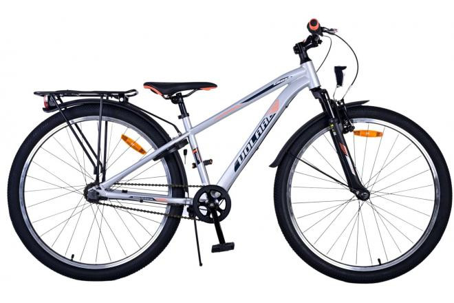 Volare Cross Kinderfiets - 26 Inch - Zilver - 3 Versnellingen - Handrem & Terugtraprem