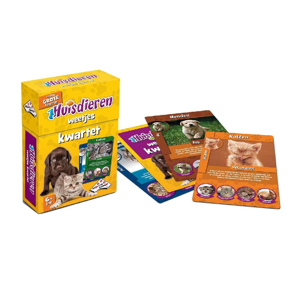 Huisdieren Kwartet - Kaartspel