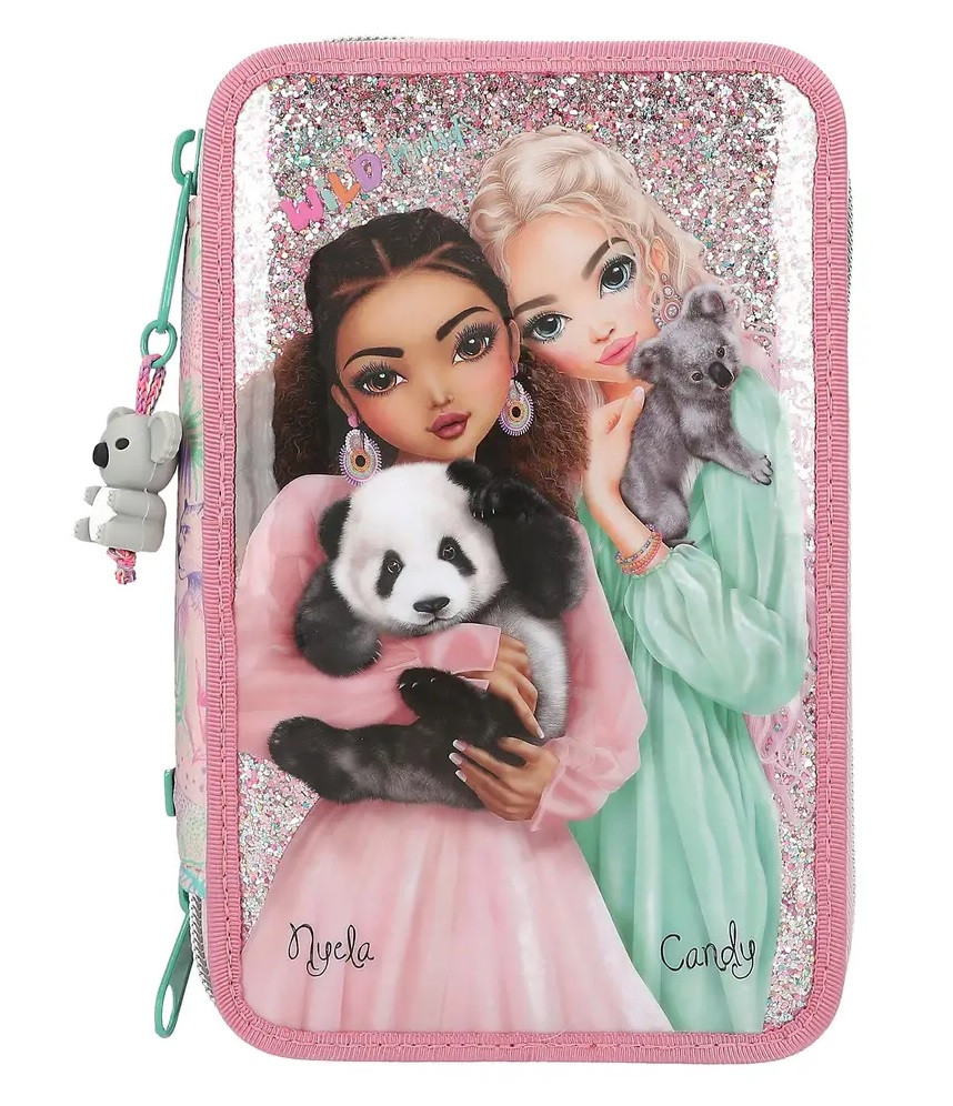 TOPModel 3-vaks Gevulde Etui - WILD