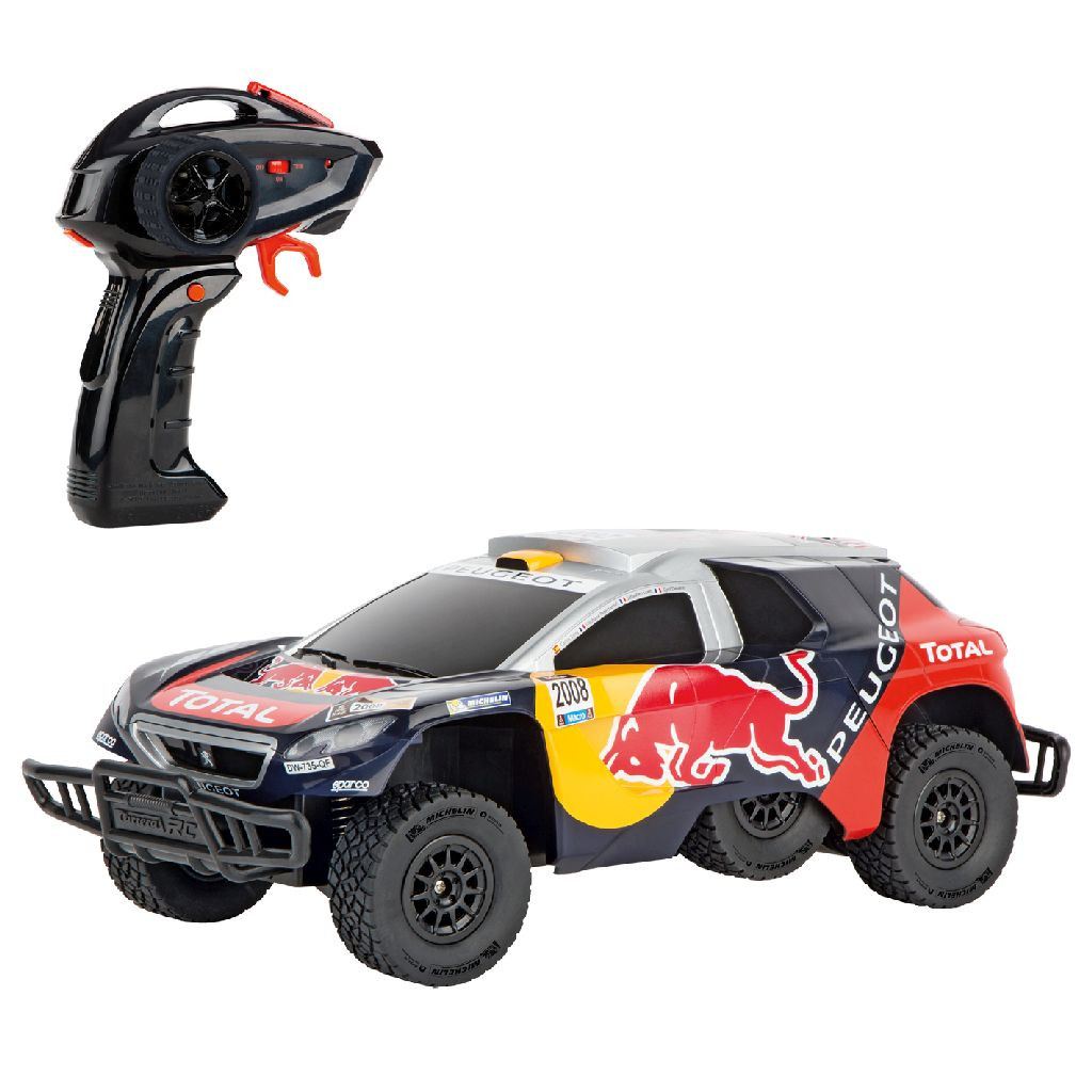 Carrera Red Bull Peugeot 08 Dkr 16 RC - Bestuurbare Auto