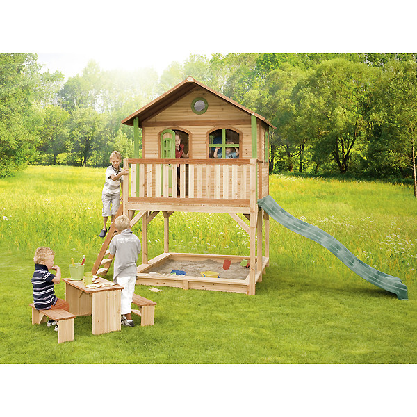 Axi Speelhuis Marc - Hout - met glijbaan