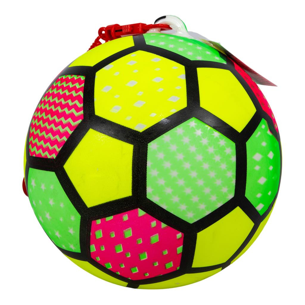 Neon Bal met Koord - 20 cm