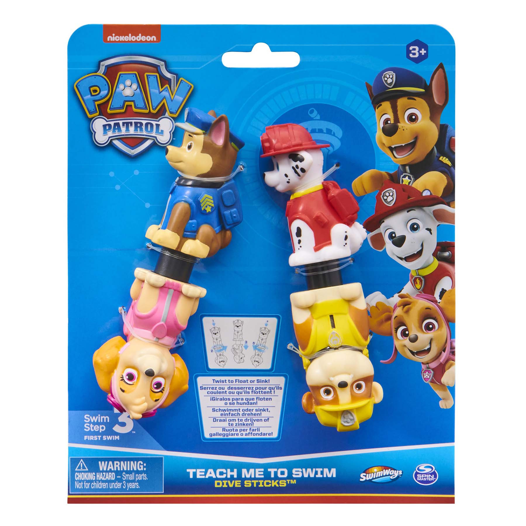 Swimways Duik Sticks Paw Patrol - 2 stuks