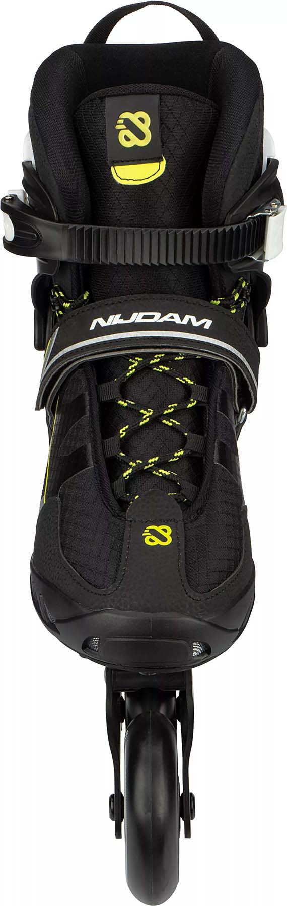 Nijdam Inline Skates Advanced - Circle Rayzor - Zwart - Maat 42
