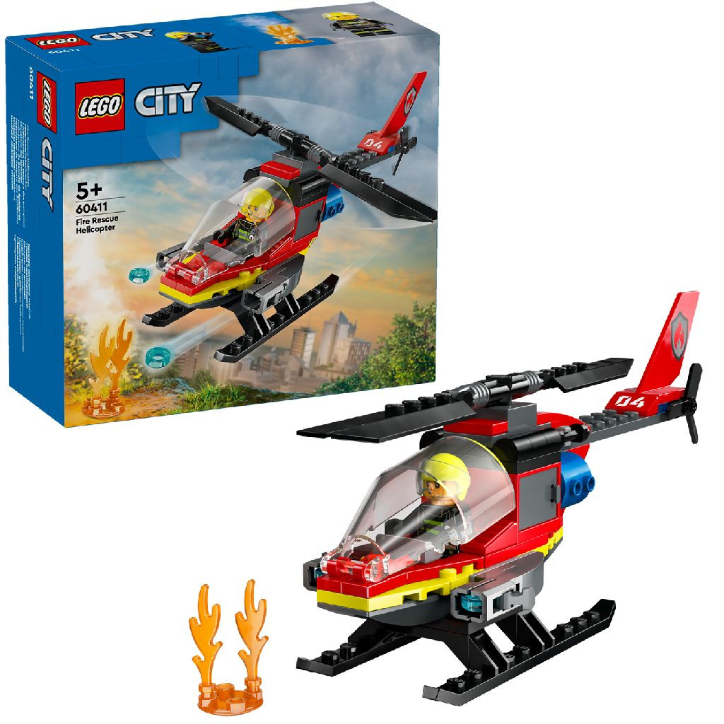 60411 LEGO City Brandweer Helicopter 