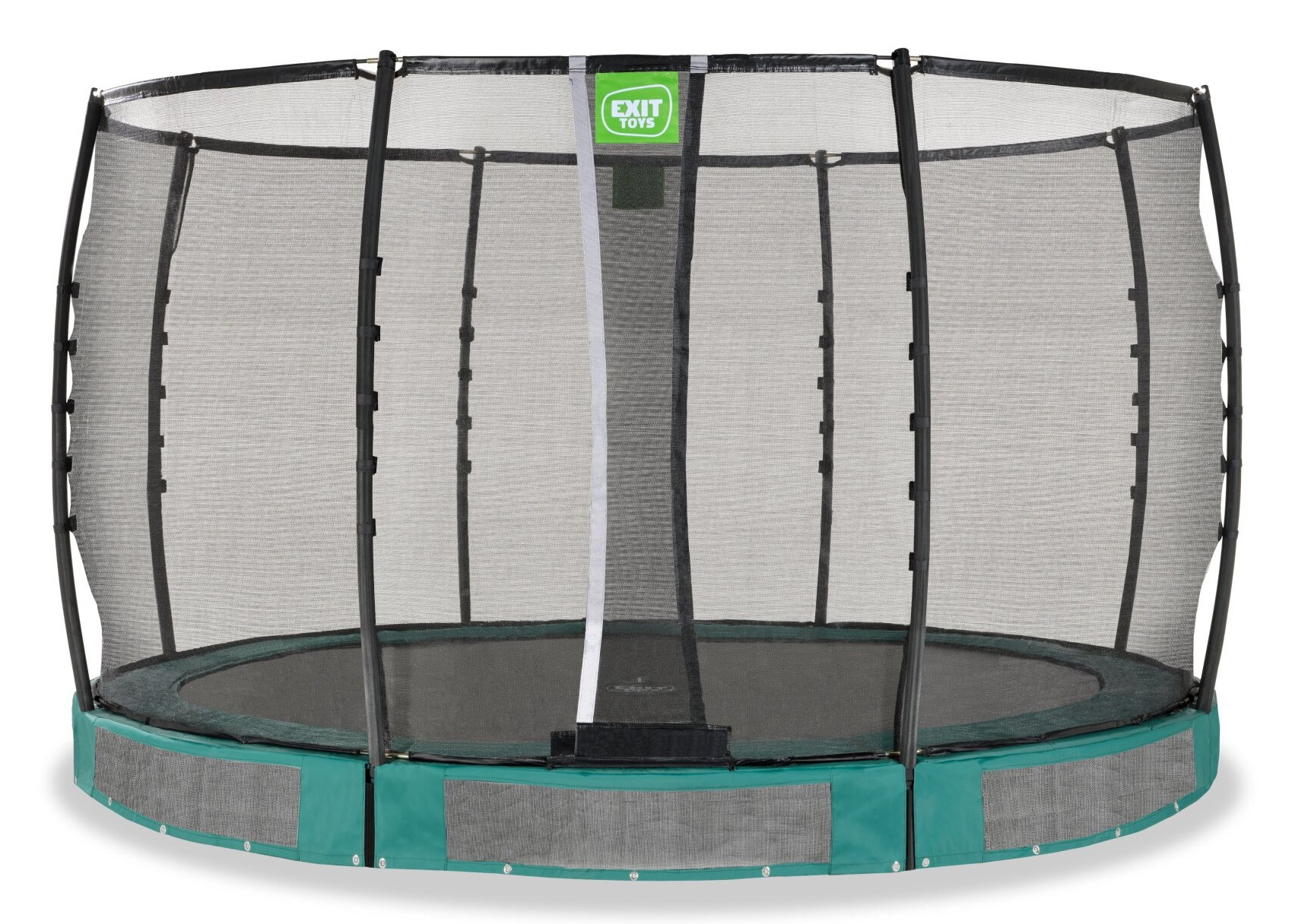 EXIT Allure Premium Inground Trampoline met Veiligheidsnet - 366 cm - Groen