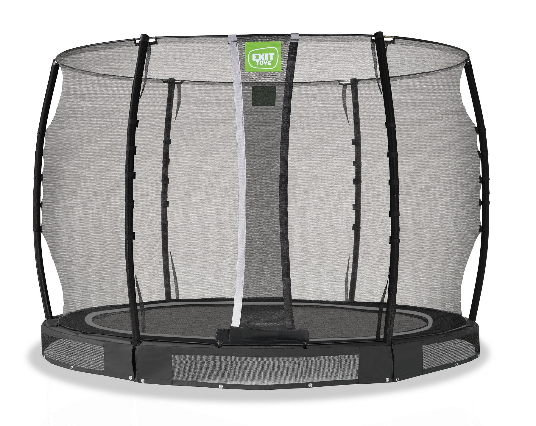 EXIT Allure Classic Inground Trampoline met Veiligheidsnet - 427 cm - Zwart 