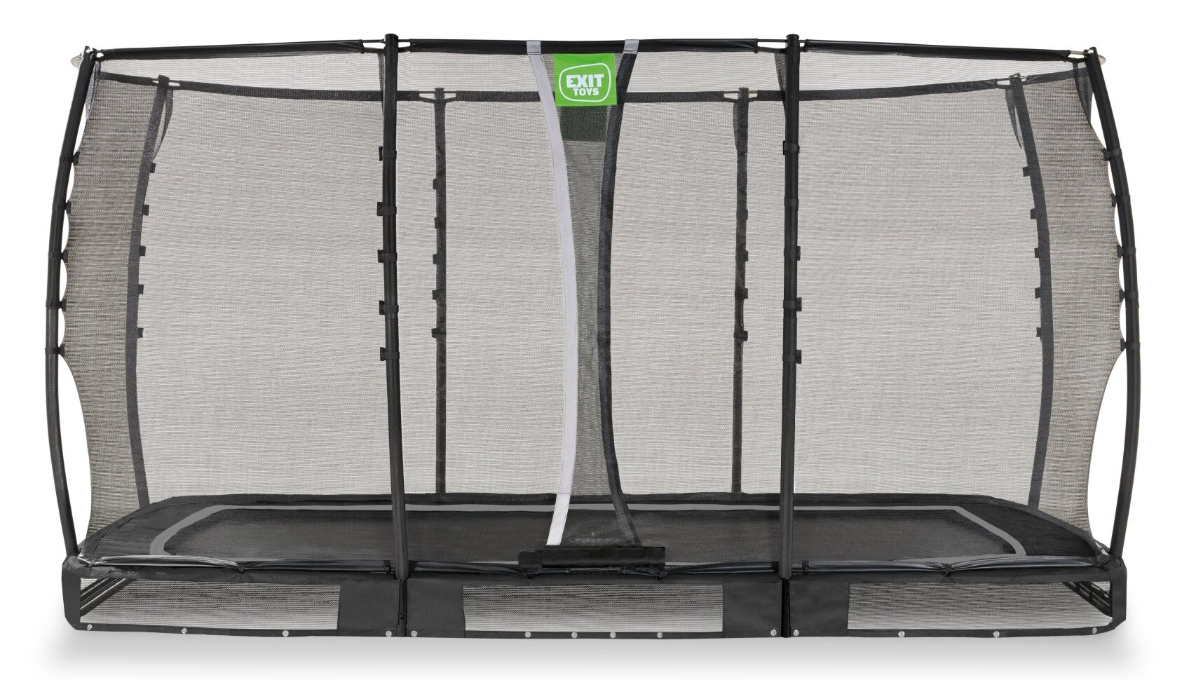 EXIT Allure Premium Inground Trampoline met Veiligheidsnet - 427 x 244 cm - Zwart 