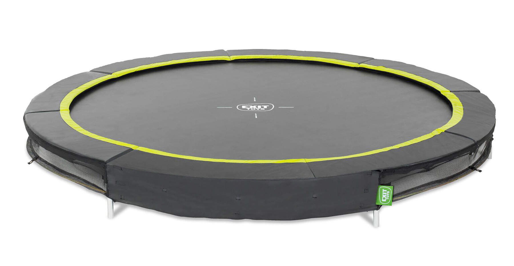 EXIT Trampoline Silhouette Sports - Inground - 427 cm - Zwart