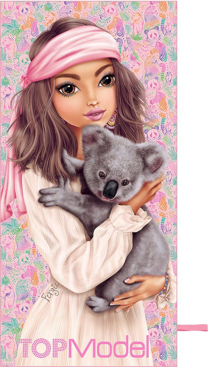 TOPModel Microvezel Handdoek WILD - 145 x 70 cm