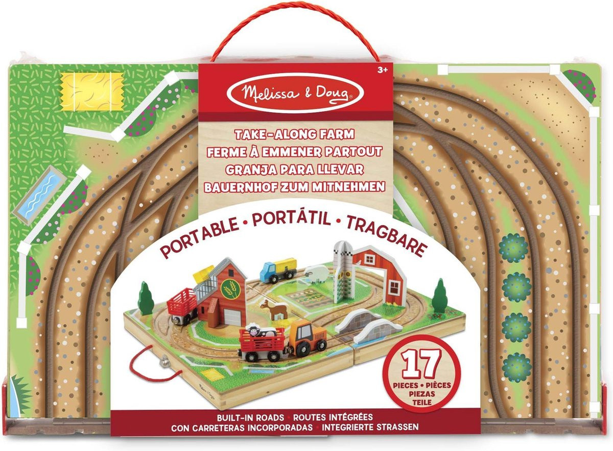 Melissa & Doug - Houten Boerderij - Draagbaar