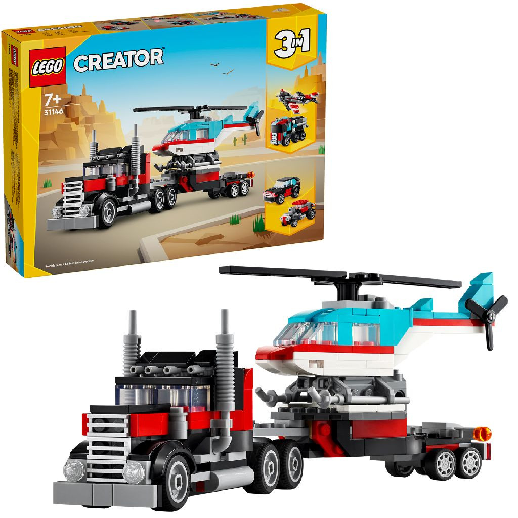 31146 LEGO Creator Truck met Helikopter
