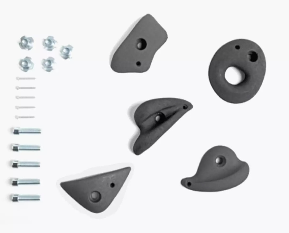 Klimstenen Set "Medium" Antraciet