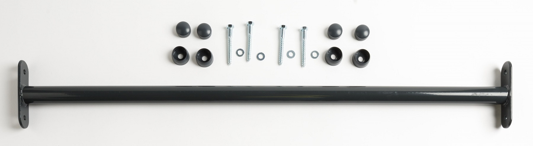 Metalen Duikelstang Duikelrek Rekstok  - Antraciet - 125 cm  