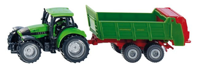 SIKU 1673 - Tractor met Strooier
