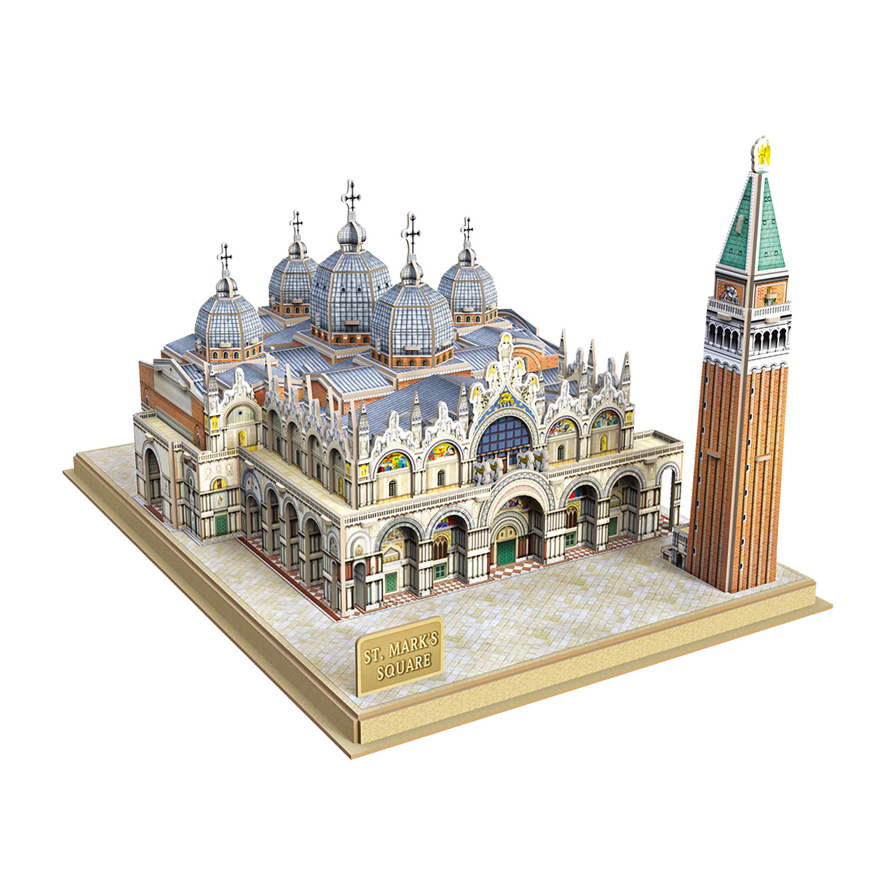 3D Puzzel St. Mark's Square - 107 Stukjes