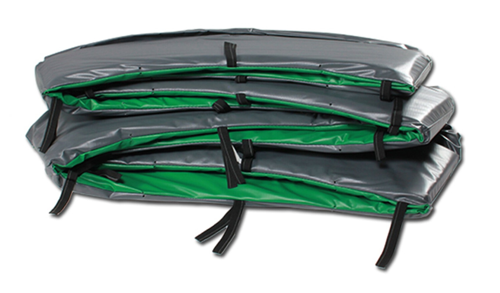 EXIT Trampoline Beschermrand JumpArena - 244 cm - Groen / Grijs