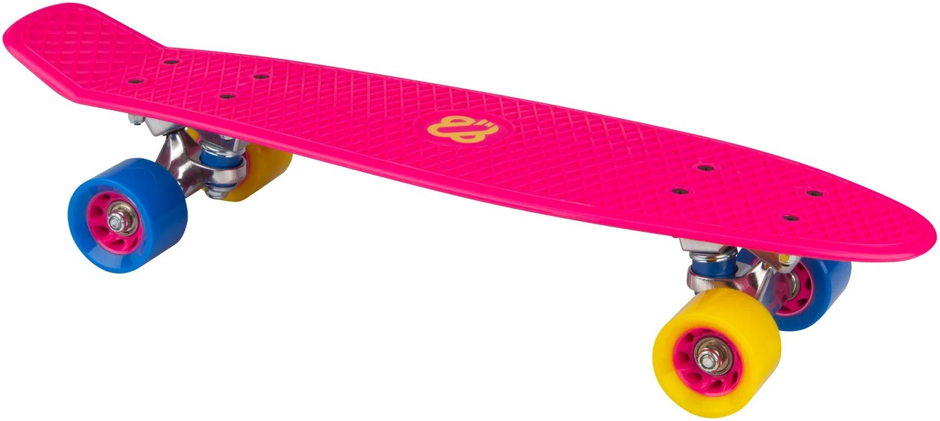 Nijdam FlipGrip Skateboard - Punky Power - Roze